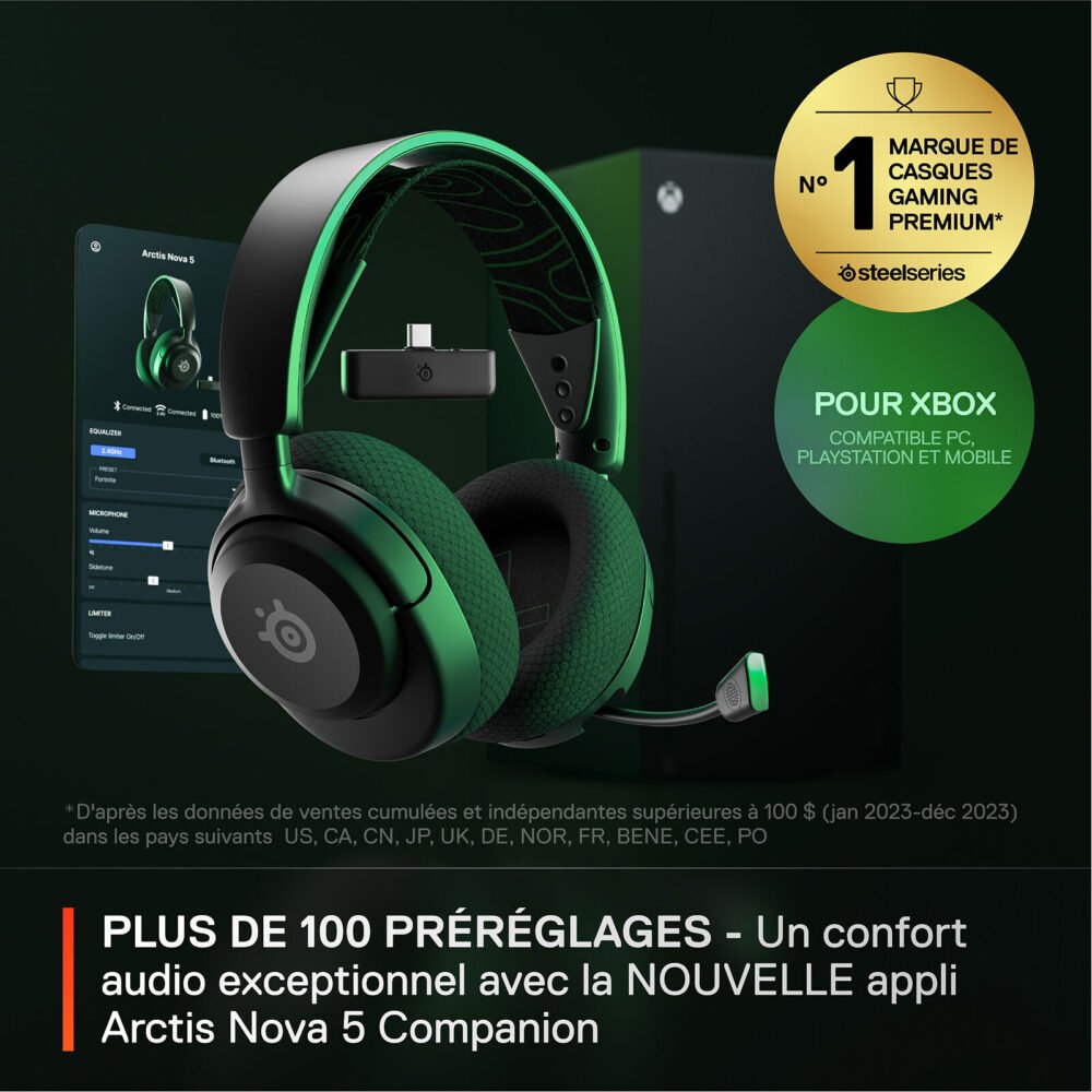 SteelSeries Arctis Nova 5X (Noir)