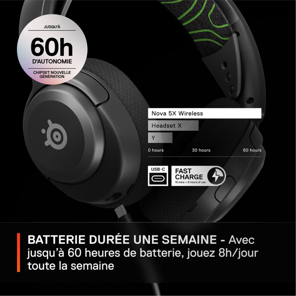 SteelSeries Arctis Nova 5X (Noir)