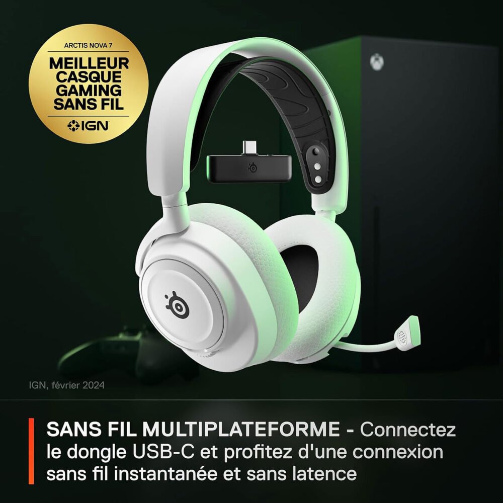 SteelSeries Arctis Nova 7X (Blanc)