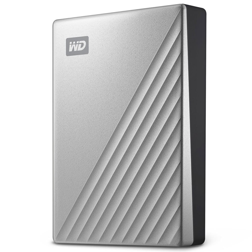 WD My Passport Ultra 4 To Argent (USB 3.0/USB-C)