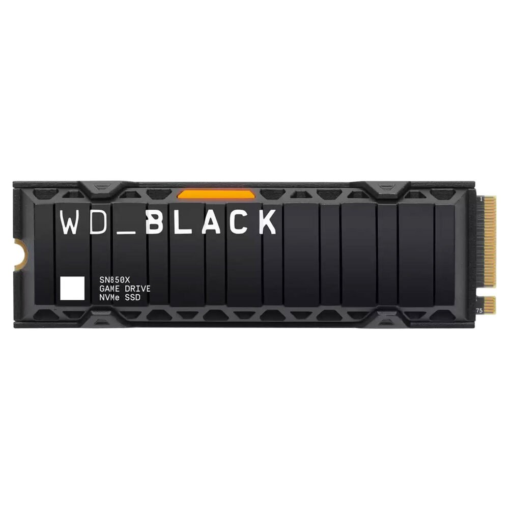 Western Digital SSD WD Black SN850X 1 To - Avec dissipateur thermique