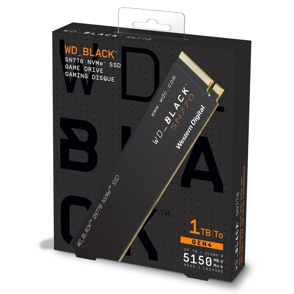 Western Digital SSD WD_Black SN770 1 To