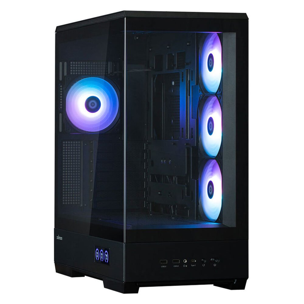 Zalman P50DS Black 1 Zalman P50DS Black